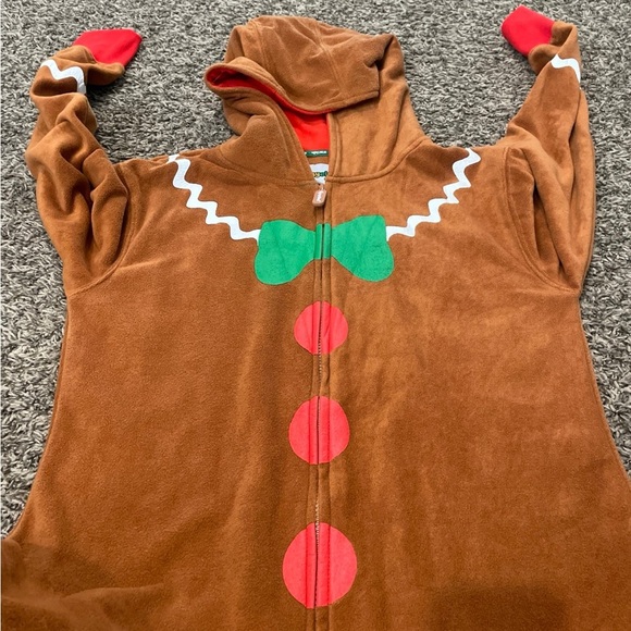 Tipsy elves, Christmas gingerbread jumpsuit adult medium - Picture 2 of 3